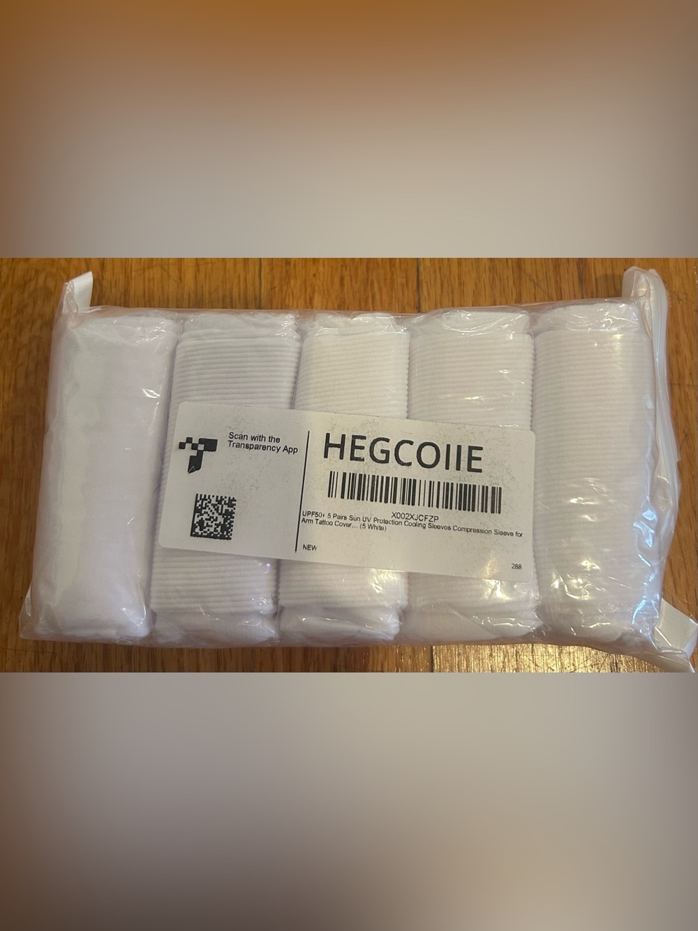 Hegcoiie - 5 Pairs UV Protection Cooling Compression Sleeves NWT